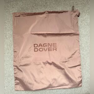 Dagne Dover Drawstring Dust Bag in Mauve Pink